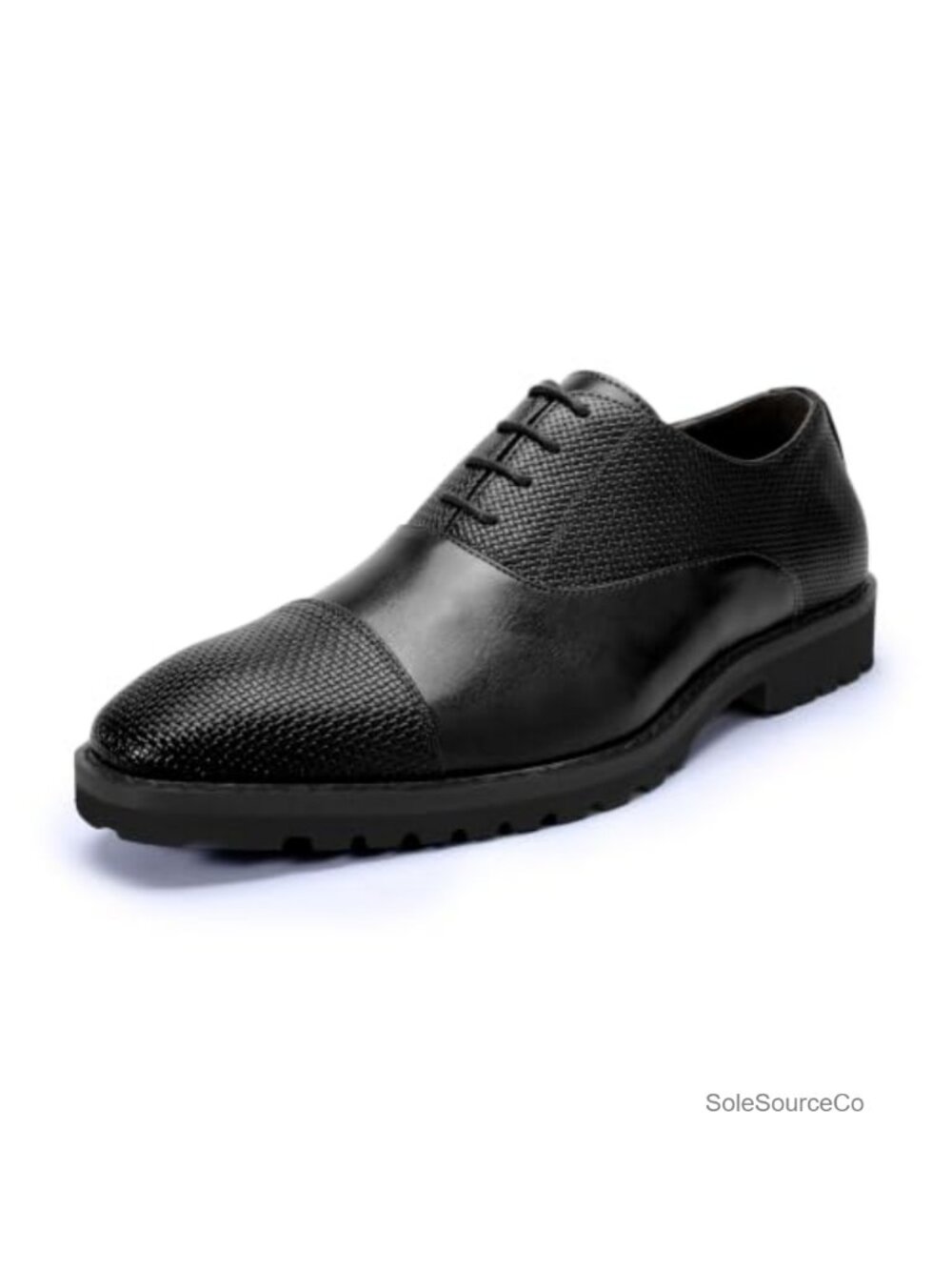 Men's Wingtip Oxford Dress Shoes Faux Leather Non-Slip Rubber Sole